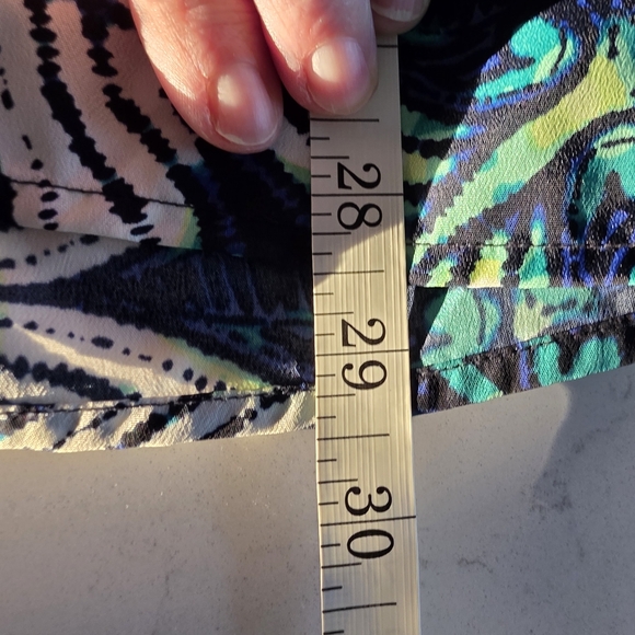 GAP Blue and Green Patterned Dress Size 4 - Picture 7 of 7